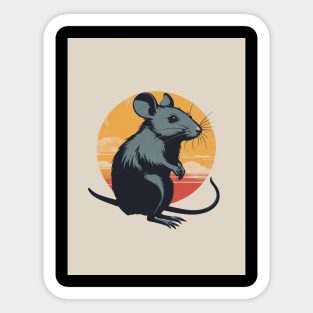 Rat 2 - Japanese Old Vintage Sticker